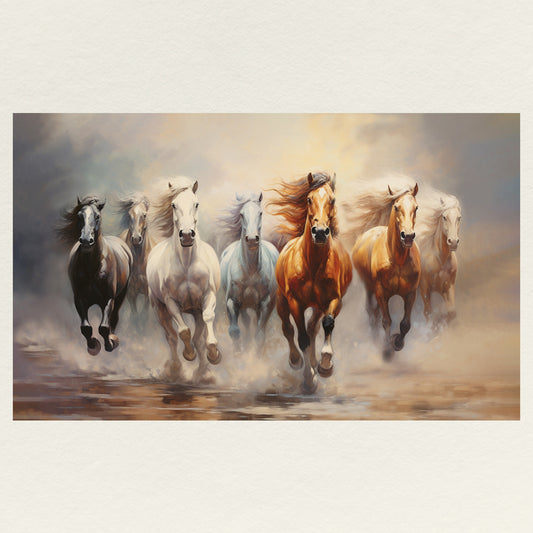 Seven Running Horses