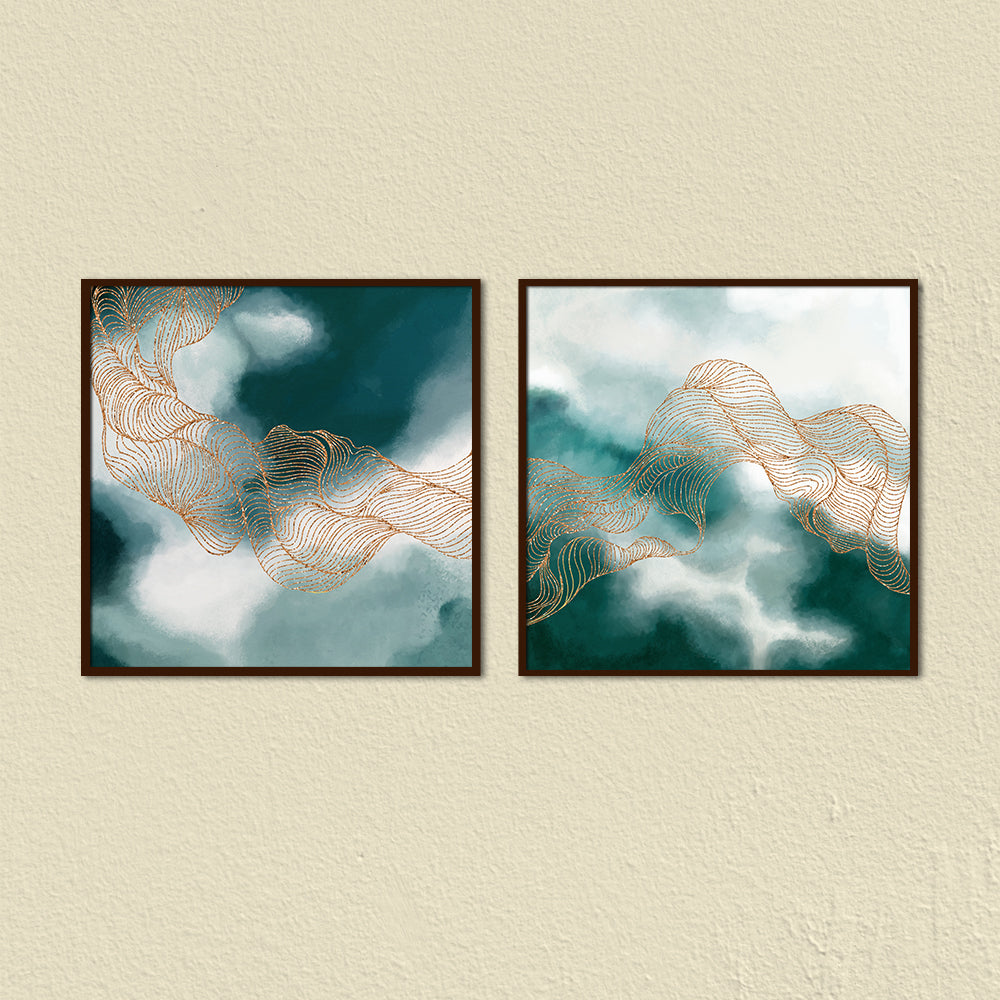 Sea of Green Set of 2