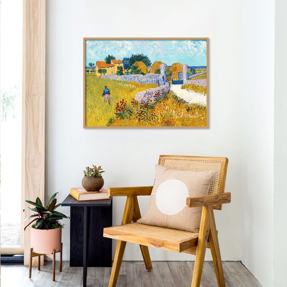 Farmhouse In Provence by Van Gogh_Licensed digital print of original painting