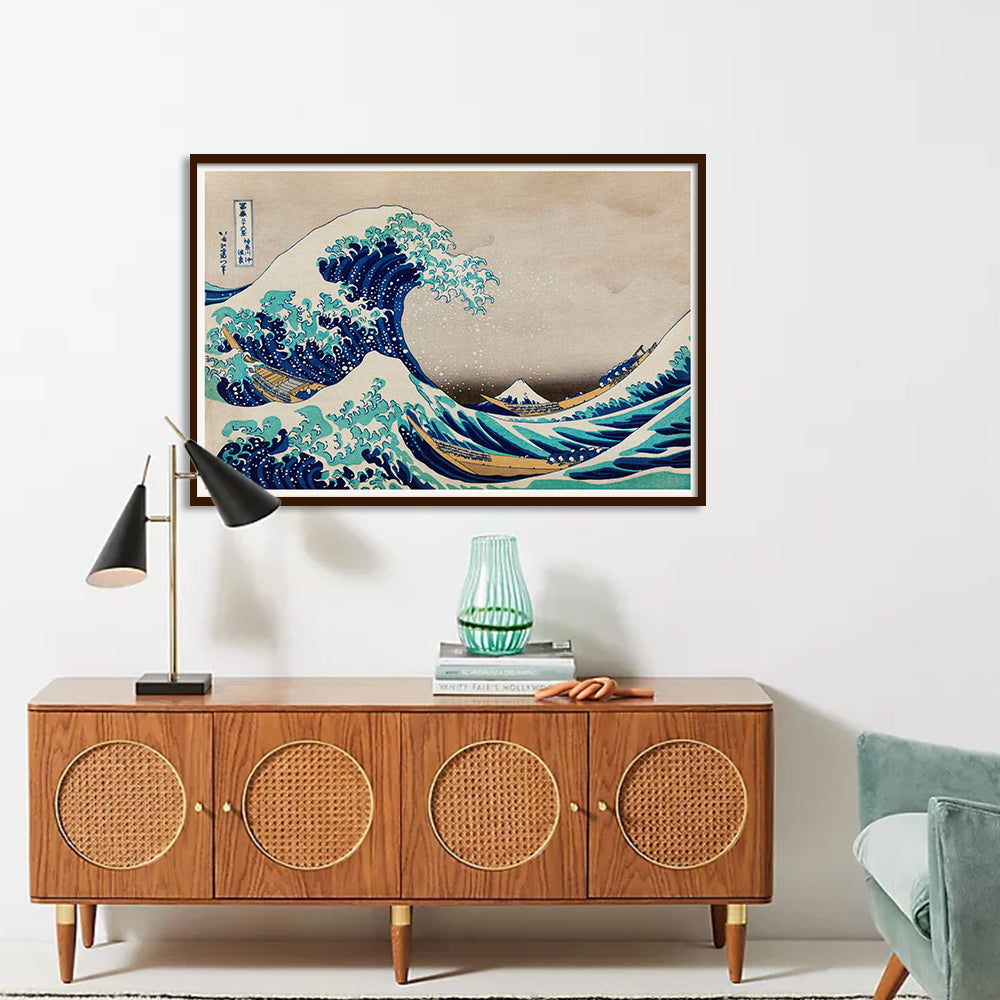 The Great Wave by Katsushika Hokusai_Licensed digital print of original painting