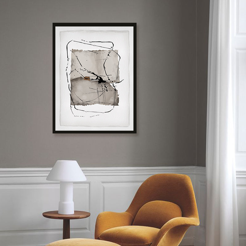 Ink Leak Modern Abstract Paintings | Canvas Artprint | Canvas Prints ...